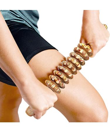 Deston Wooden Massager Stick for Fascia Cellulite Muscle & Abdomen - Body Therapy Tool - Buy Online on GoSupps.com
