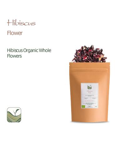 Hibiscus Tea - Organic Herbal Tea with Sweet & Tart Flavor | 200g Pack of Hibiscus Flowers for Premium Tea Experience - Buy Online on GoSupps.com