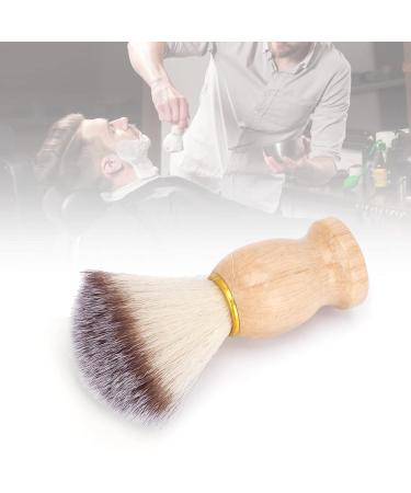 Premium Nylon Wool Shaving Brush for Men - Solid Wood Handle Beard Grooming Tool - International Shipping - Buy Online on GoSupps.com