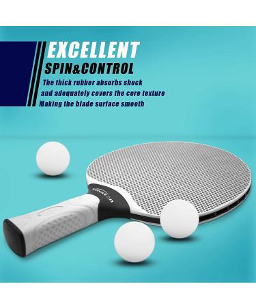 Senston Professional Table Tennis Rackets Set - Composite Rubber Ping Pong Paddle Set in Gray - Buy Online on GoSupps.com