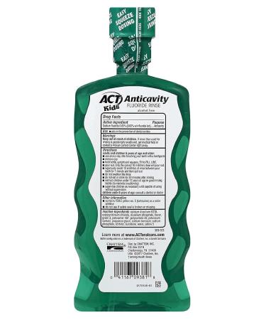 ACT Kids Anti-Cavity Wild Watermelon Fluoride Mouthwash (Pack of 6) - Buy Online on GoSupps.com
