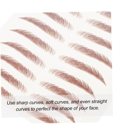  Didiseaon Didiseaon 8 Sheets Sticker Imitation Eco Eyebrow Tattoos Tattoo Eyebrow Waterproof Decor Girly 3d Eyebrow Lines Cosmetic Transfer Stickers - Buy Online on GoSupps.com