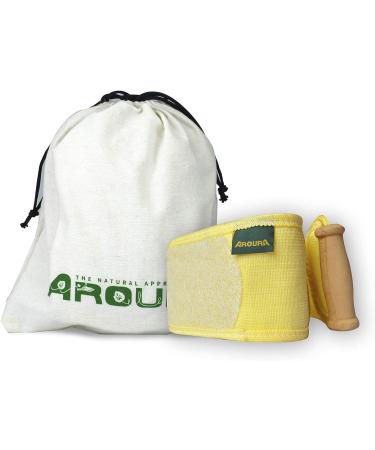 100% Natural Egyptian Back Loofah with Wooden Handle - Eco-Friendly & Non-Toxic - 4 X 31 - Buy Online on GoSupps.com