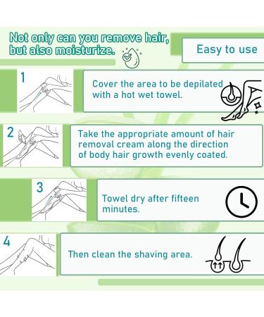 Hair Removal Cream for Women & Men - 120ml Smooth Skin Solution for Arms Legs Bikini Underarms | Moisturizing & Mild Formula - Buy Online on GoSupps.com