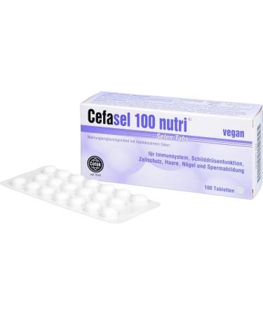 Cefasel 100 Nutri Selenium Tablets - 100 Count | Premium Antioxidant Support | Buy Internationally - Buy Online on GoSupps.com