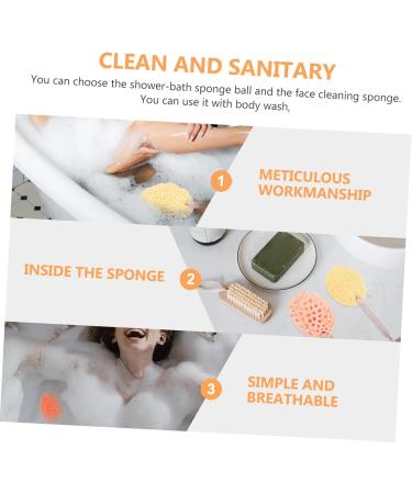 Healeved 10 Pcs Honeycomb Bath Sponges - Body & Face Cleaning Scrubbers for Spa-like Experience - Buy Online on GoSupps.com