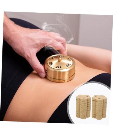 Buy Gatuida 60 STK Moxa Cake Moxibustion Care Tool & Chinese Acupuncture Mugwort Flower Shape for Hyperthermia Massage International Shipping Available - Buy Online on GoSupps.com