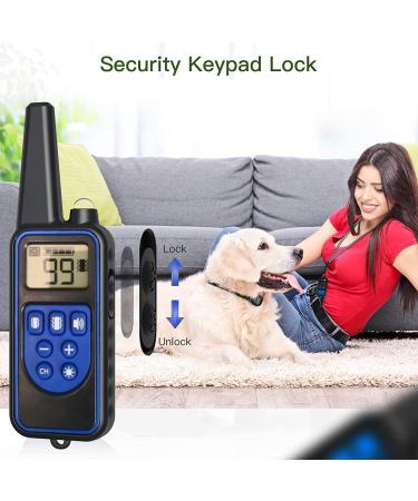 YIXIA Dog Training Collar with 2600Ft Remote Electronic Dog Collar with Beep Vibration Strong vibration Light and Keypad Lock Mode Waterproof Electric Dog Collar Set for Small Medium Large Dogs - Buy Online on GoSupps.com