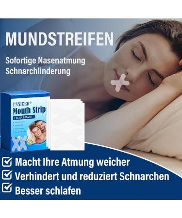 120 Pieces Anti-Snoring Mouth Tape for Better Sleep | Sleep Aid Against Snoring - Buy Online on GoSupps.com
