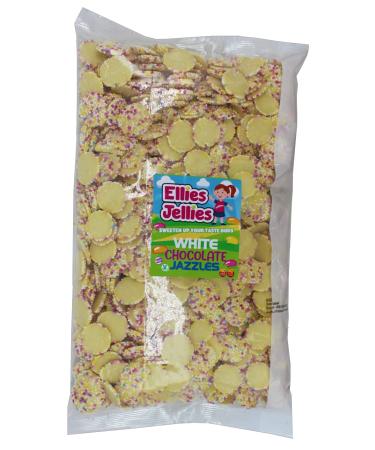 Ellies Jellies White Chocolate Jazzles 1Kg Bag