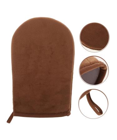 minkissy Self Tanning Mittens Tanning Mitt Back Lotion Applicator Glove Soft Flocked 1 Count (Pack of 1) Brown - Buy Online on GoSupps.com