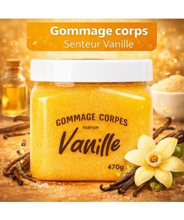 Gommage Corporel - Exfoliant et Hydratant Doux pour tout Type de Peau - Senteur Vanille - 470 gr VANILLE 470 g (Lot de 1) - Buy Online on GoSupps.com