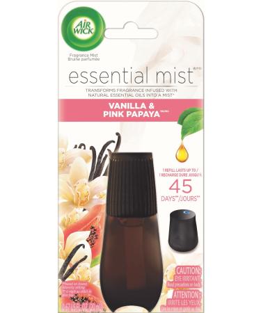 Air Wick Essential Mist Refill, Vanilla and Pink Papaya, Essential Oils Diffuser, Air Freshener, 0.67 Fl Oz - Buy Online on GoSupps.com