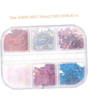 Healeved Nail Decorations 20 Boxes Nail Butterfly Sequins Flatback Rhinestones Nail Rhinestone Butterflies Nails Nail Glitter Flakes Butterflies Nail Decal Hair Glitter Nail Decals Pvc - Buy Online on GoSupps.com