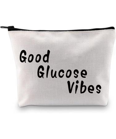 JXGZSO Diabetic Supply Bag - Type 1 Diabetes Awareness Gift Cosmetic Bag - Buy Online on GoSupps.com