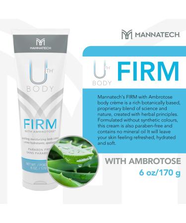 Mannatech Firming Body Cream with Ambrotose 6oz - Hydrating Moisturizer for Dry Skin | Refresh, Hydrate, and Soften Skin | Paraben-Free Formula for All Skin Types - Buy Online on GoSupps.com