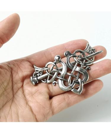 NSBELL 6PCS Viking Celtic Hair Clips - Vintage Silver Hairpins for Girls and Women - Buy Online on GoSupps.com