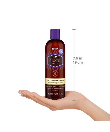 Hask Beauty Biotin Boost Thickening Shampoo 12 fl oz - Volume & Strength - Best for Fine Hair - Buy Online on GoSupps.com