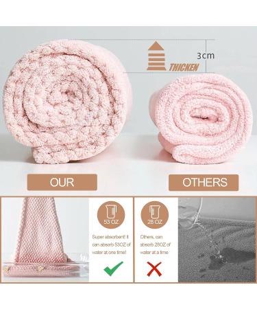 Microfiber Hair Towel Wrap Set | Salon Quality Towels for Wet Hair | Super Absorbent Turbans for Long & Thick Hair - Buy Online on GoSupps.com