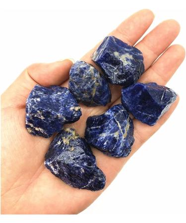 Crystal Rough Natural Quartz 1PC Natural Rough sodalith raw Quartz Gemstones Rock Specimen Reiki Residential Culture Natural Quartz Crystals