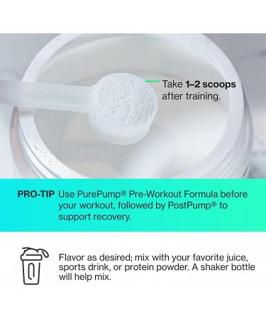 PostPump Natural Post-Workout Supplement - Muscle Building Recovery Powder with BCAA, Creatine, Betaine, Carnitine - Paleo, Keto, Vegan - 30 Servings - Buy Online on GoSupps.com