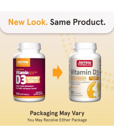 Jarrow Formulas Curcumin 95 500mg - Up to 120 Servings (Veggie Caps) & Vitamin D3 62.5 mcg (2 500 IU) - 100 Servings (Softgels) - Bone Health Unflavored + Vitamin D3 62.5 mcg 120 Servings (Pack of 1) - Buy Online on GoSupps.com