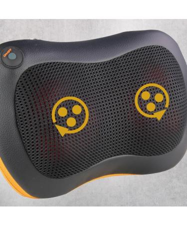 Belena Shiatsyou Massage Pillow - 6 Shiatsu Heads Heat & Light Function for Neck Shoulders Back & Legs | Premium Pressure Massage - Buy Online on GoSupps.com