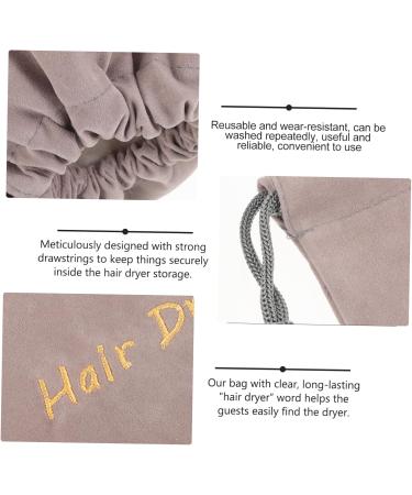 Beavorty 5pcs Travel Cosmetic Bag Drawstring Hair Dryer Bags Storage Bag for Hair Dryer Embroidery Make up - Buy Online on GoSupps.com