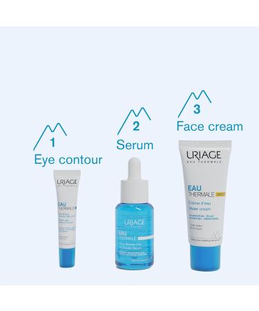 Uriage Daily Face Cream with Hyaluronic Acid & SPF20 40ml - Boosts Hydration & Moisturizes Skin - Refreshing Texture With Thermal Water - Non-Comedogenic - All Skin Types - Buy Online on GoSupps.com