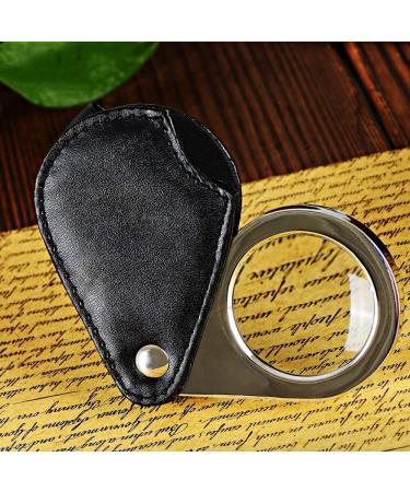 Pull Portable Magnifying Glass 2.5 Times / 45 Times Handheld Reading Magnifying Glass high Power Mirror with LED Lights Made in China - Buy Online on GoSupps.com