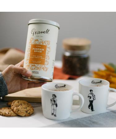  GRANELL CAFES-1940 Granell Caf s 1940 - Pumpkin Spice Flavor | 100% Naturally Roasted Arabica Ground Coffee with Sweet and Spicy Notes | 1 x 250g Jar - Buy Online on GoSupps.com