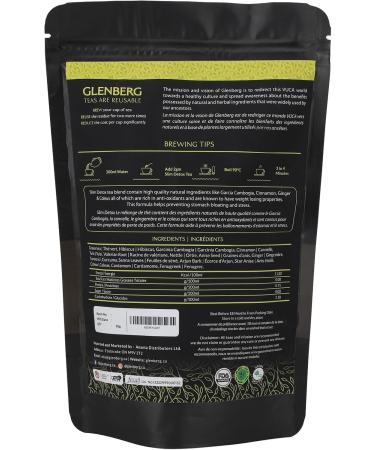 GLENBERG | SLIM DETOX RELAX TEA | Green Tea with Garcinia Cambogia | Evening Tea | 100% Natural (50 Grams | 25 Cups) - Buy Online on GoSupps.com
