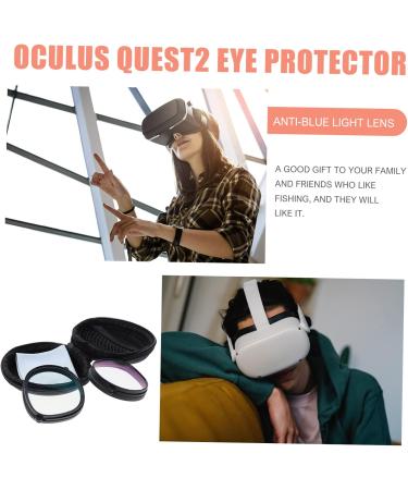 UKCOCO Blue Blocker Glasses with 3 Lens Cleaners & VR Accessories - Anti-Blue Light Blue Ray Glasses 2 Cases 3PCs - Optimize Your Vision - Buy Online on GoSupps.com