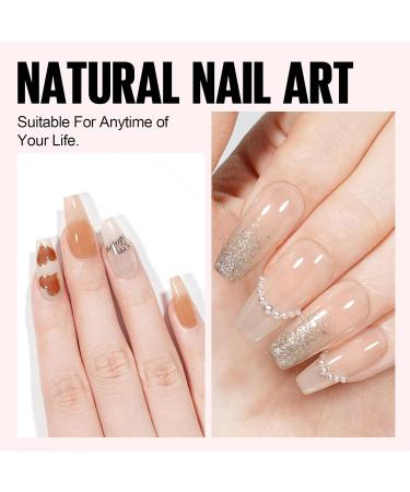 TOMICCA 4PCS Nude Brown Caramel Gel Nail Polish Set - Autumn Soak Off Gel Nail Art Kit 8ML - Buy Online on GoSupps.com