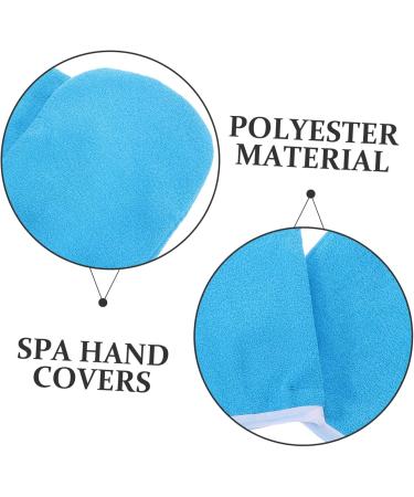 Healvian 1paire Gants De Paraffine Pour Spa Hand Covers Chauffants Cire Et Soin paissis Et Confortables Accessoire Pour Traitements De Cire Chaude 25.50X15.00X1.00CM Bleu - Buy Online on GoSupps.com