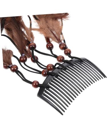 Mikinona Hair Accessories Bohemian Hair Bands Party Cosplay Hairbands Plume Costume Accessories Party Props Decorative Plume Tassel Headdress Plume Tassel Hairbands Headdress - Buy Online on GoSupps.com