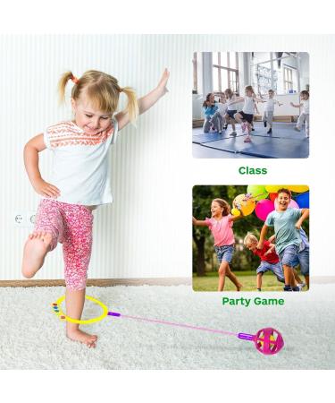 Shop Children's Flashing Jump Ring & Swing Wheel - Fun Sports Toys for Kids | Foldable Flash Jumping Ball & Skip Ball - Buy Online on GoSupps.com