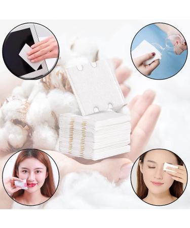 Premium Double-Sided Natural Cotton Makeup Remover Pads - 222 PCS | Lint-Free & Gentle on Skin - Buy Online on GoSupps.com