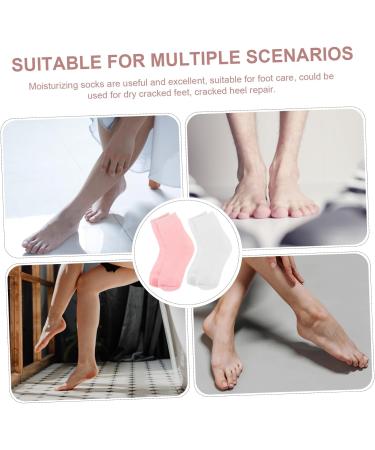 FOMIYES 2 Pairs Womens Socks Feet Care Moisturizing Socks Moisturizing Socks for Cracked Heel Repair Moisturizing Socks for Dry Cracked Feet Foot Ripstop Socks - Buy Online on GoSupps.com