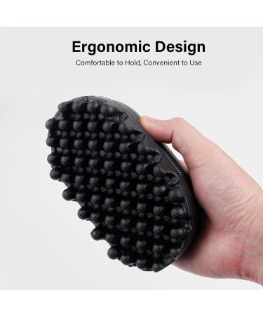 Hair Sponge Set for Men Women Rubber Curl Brush Twist Sponge for Afro Curls Washable Hair Wave Tool for Short Hair Curling Combs for Boy Girl Barber Hair Brush - Buy Online on GoSupps.com