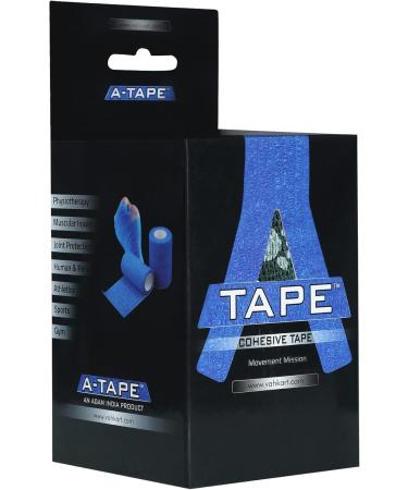 Breathable Self-Adhesive Cohesive Bandage for Humans & Pets - 10cm x 4.5m Pack of 6 | Ideal for Sports & First Aid - Buy Online on GoSupps.com