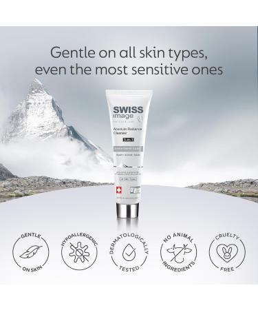SWISS IMAGE Whitening Care - 3 in 1 Lightening Makeup Remover: Cleanser-Scrub-Mask - Natural Ingredients - Paraben and Phthalate Free - 100ml - Buy Online on GoSupps.com