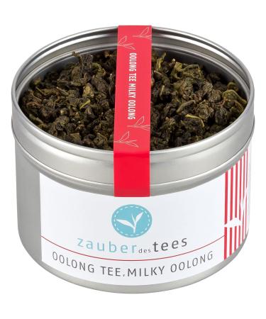 Magic of the Tea Oolong Tee Milky Oolong - Premium Oolongtee with a fine milk note semi -fermented green tea loose with magical taste top quality in re -lockable can 65 g 65 g (1 Pack)