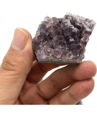Home Natural Crystal Cluster Amethyst Geode Semi-Precious Stone Cluster Decoration Ornaments (Size : 150-200g) - Buy Online on GoSupps.com