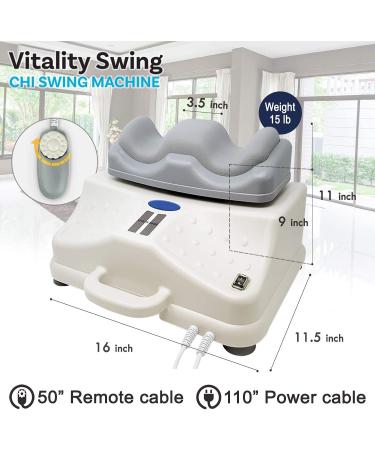 Daiwa Felicity Chi Swing Machine USJ-815 | Passive Aerobic Exerciser with Padded Ankle Cradle - Buy Online on GoSupps.com