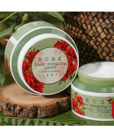 Rose Flower Energizing Cream 3.38 FL OZ - Hydrating Skincare for Glowing Skin | International Shipping - Buy Online on GoSupps.com