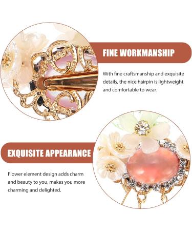 1 Pair Pearl Tassel Hair Clip Flower Hair Clip Hair Barrettes for Women Flower Barrettes Clips Pearl Hair Accessories for Women Tassel Hairpin Bride The Flowers Decorate Acrylic - Buy Online on GoSupps.com