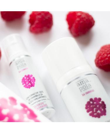 Amapola Biocosmetics Raspberry Eye Cream | Organic Vegan & Perfume-Free | Moisture & Radiance for Sensitive Skin - 10 ml - Buy Online on GoSupps.com