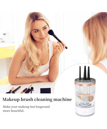 Buy Multi-Function Electric Makeup Brush Cleaner - Beige | Fast International Shipping & Best Price - Buy Online on GoSupps.com