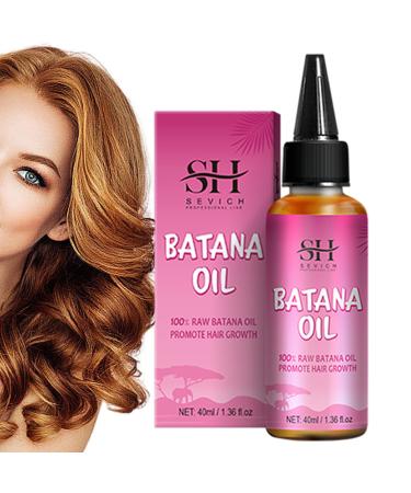 Zankie 1/3 Batana Oil for Hair Growth - 40ml - Batana Oil for Dry and Nourishing Hair - Leave-In Repair Oil - Hair Root Straightening Oil for